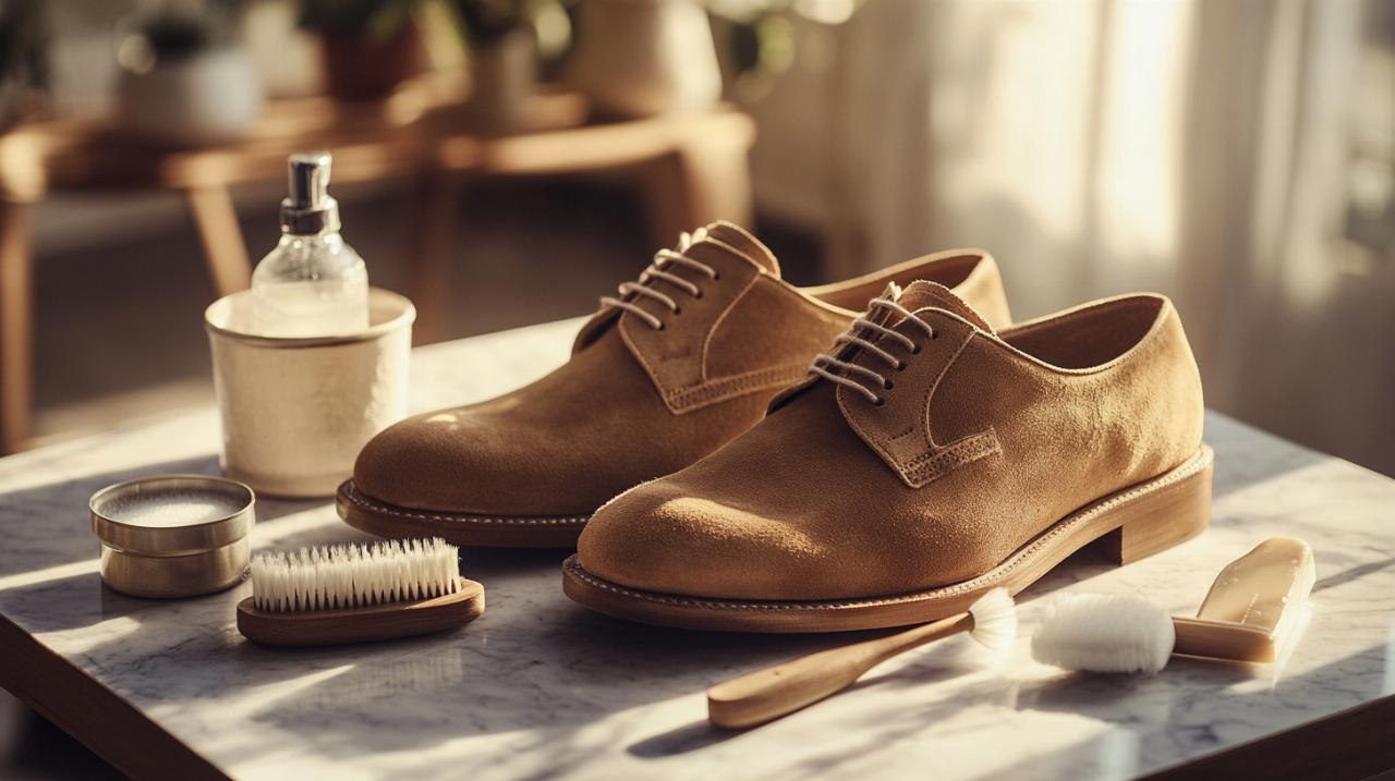 Les techniques professionnelles pour nettoyer vos chaussures en daim clair