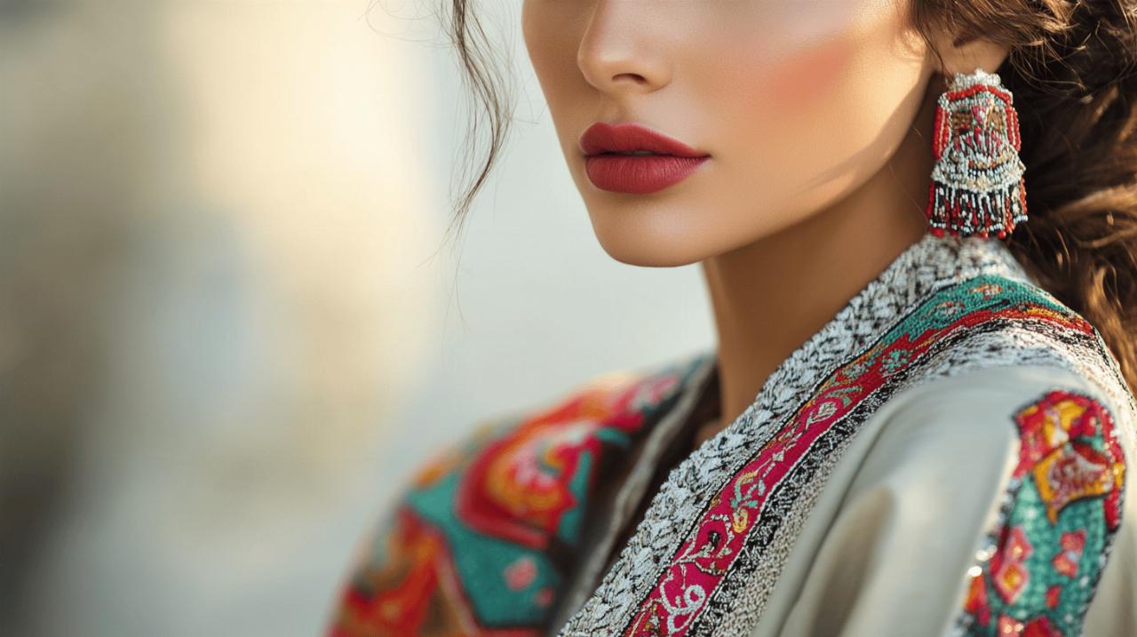 Broderies et perles : donnez du caractere a votre djellaba traditionnelle